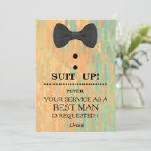 Invitation Votre service en tant qu'homme (Debout devant)