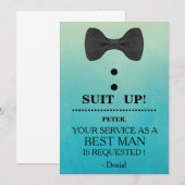 Invitation Votre service en tant qu'homme (Devant / Derrière)