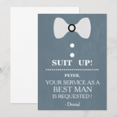 Invitation Votre service en tant qu'homme (Devant / Derrière)