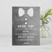 Invitation Votre service en tant qu'homme (Debout devant)