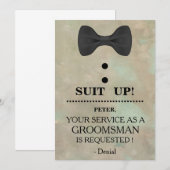 Invitation Votre service en tant qu'invité de demande de Groo (Devant / Derrière)