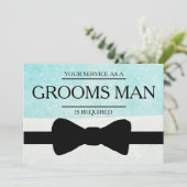 Invitation Votre service est demandé en tant que meilleur Gro (Debout devant)