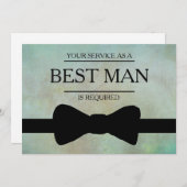 Invitation Votre service est demandé en tant que meilleur Gro (Devant / Derrière)