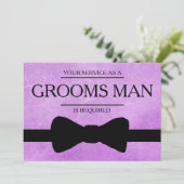 Invitation Votre service est demandé en tant que meilleur Gro (Debout devant)