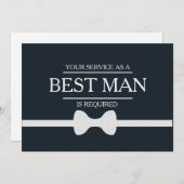 Invitation Votre service est demandé en tant que meilleur Gro (Devant / Derrière)