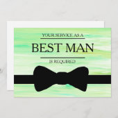 Invitation Votre service est demandé en tant que meilleur Gro (Devant / Derrière)