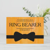 Invitation Votre service est demandé en tant que meilleur hom (Debout devant)