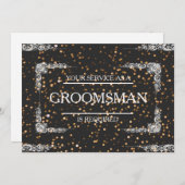 Invitation Votre service est demandé en tant qu'invitation Gr (Devant / Derrière)