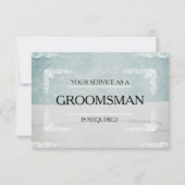 Invitation Votre service est demandé en tant qu'invitation Gr (Devant)