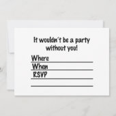 Invitation Votre visage sur la facture de 100 $ ! Ajouter une (Dos)