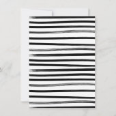 Invitation Voudrait-Elle Plutôt Main Tirée Fête des mariées j (Dos)