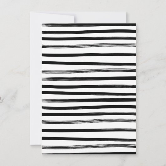 Invitation Voudrait-Elle Plutôt Main Tirée Fête des mariées j (Dos)