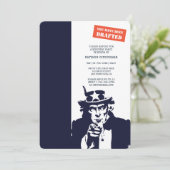 Invitation Vous Avez Été Rédigé ! Fête d'anniversaire (Debout devant)