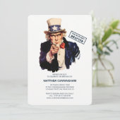 Invitation Vous Avez Été Rédigé ! Fête du B-Day (Debout devant)