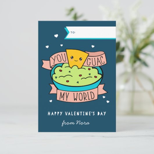 Invitation Vous Avez Guac My World Classroom Valentines Day C (Debout devant)