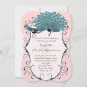 Invitation Vous Choisissez Couleur Arrière - plan -Damask Pea (Devant)