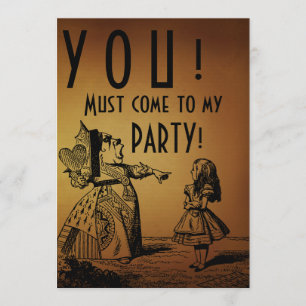 Invitation VOUS ! Doit venir à ma PARTIE ! (Reine et Alice -