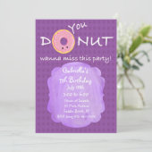 Invitation Vous, DONUT, Vous Voulez Manquer Cette Fille De Fê (Debout devant)