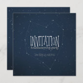 Invitation Vous et moi êtes écrits dans les étoiles (Devant / Derrière)