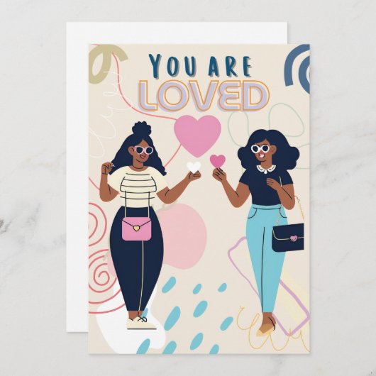 Invitation Vous êtes aimés (Devant / Derrière)