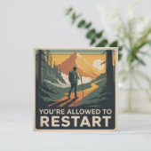 Invitation Vous Êtes Autorisé À Recommencer (Debout devant)
