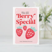 Invitation Vous êtes BERRY Special Valentine’s Card (Debout devant)