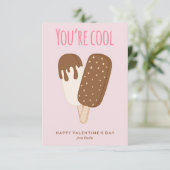 Invitation "Vous êtes Cool" Valentines de classe pour enfants (Debout devant)