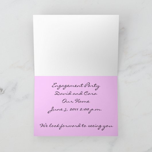 Invitation Vous êtes cordialement invité (Intérieur)