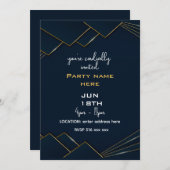 Invitation Vous êtes cordialement invité à personnaliser (Devant / Derrière)