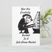Invitation Vous Êtes Cordialement Invité À Un Piano Solo Cons (Debout devant)