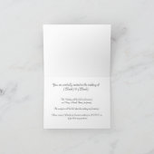 Invitation Vous êtes cordialement invités (Intérieur)