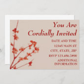 INVITATION VOUS ÊTES CORDIALEMENT INVITÉS (Devant / Derrière)