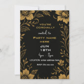 Invitation Vous êtes cordialement invités modèle (Devant)