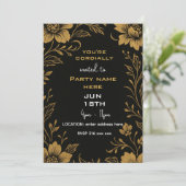 Invitation Vous êtes cordialement invités modèle (Debout devant)