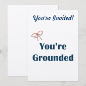 Invitation Vous êtes des rappels basés (Devant / Derrière)