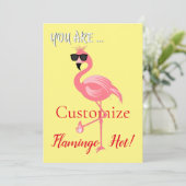Invitation Vous Êtes Flamant rose Hot Thunder_Cove (Debout devant)