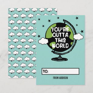 Invitation Vous êtes hors de cette World Classroom Valentine 