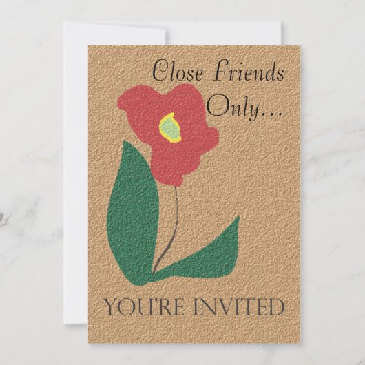 Invitation Vous êtes invité (Devant)