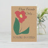 Invitation Vous êtes invité (Debout devant)