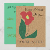 Invitation Vous êtes invité (Devant / Derrière)