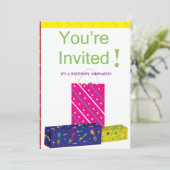 Invitation Vous êtes invité (Debout devant)