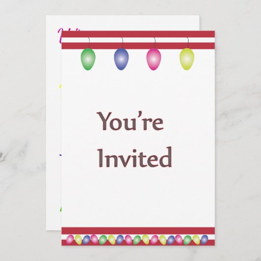 Invitation Vous êtes invité (Devant / Derrière)