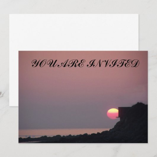 Invitation Vous êtes invité (Devant / Derrière)