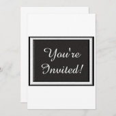 Invitation - Vous êtes invité (Devant / Derrière)