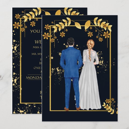 Invitation Vous êtes invité  (Devant / Derrière)