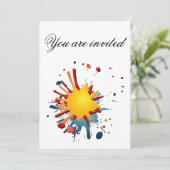 INVITATION VOUS ÊTES INVITÉ (Debout devant)