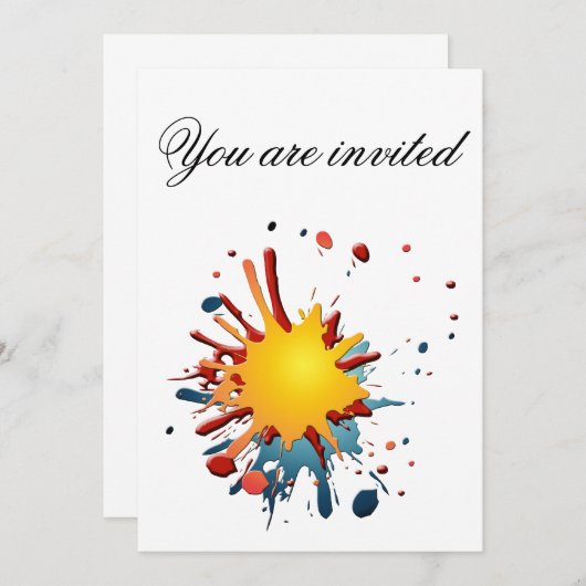 INVITATION VOUS ÊTES INVITÉ (Devant / Derrière)