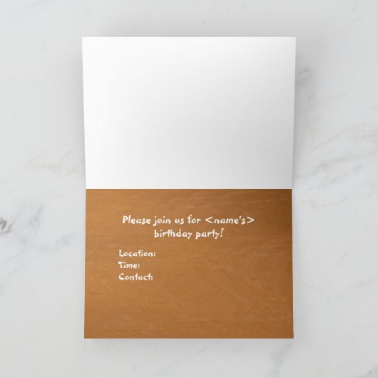 Invitation Vous êtes Invité ! (Intérieur)