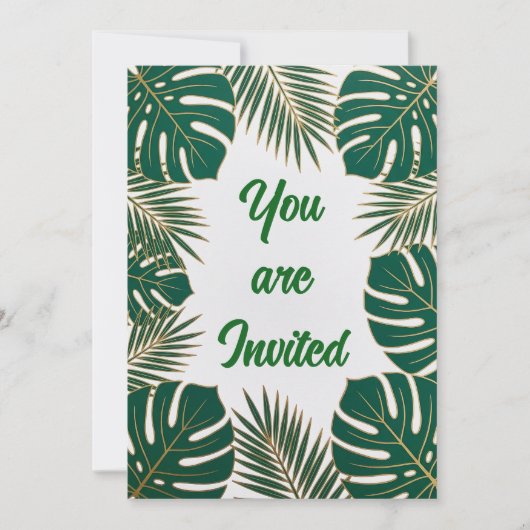 Invitation Vous êtes invité (Devant)