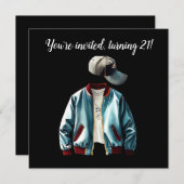 Invitation Vous êtes invité, 21 ans révolus! (Devant / Derrière)